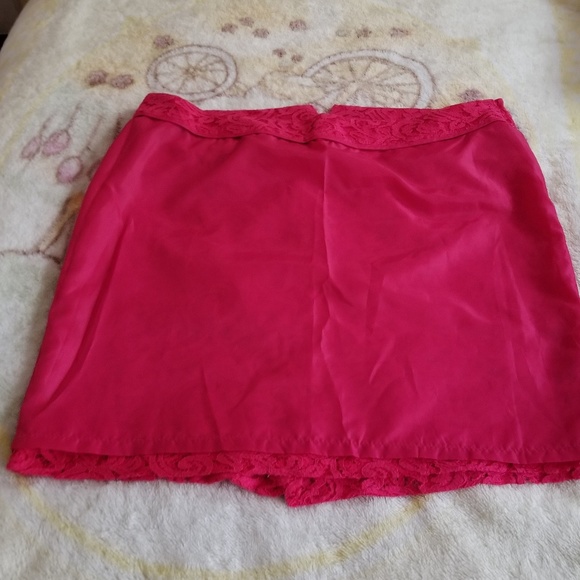 Merona Pink Lace Pencil Skirt - Picture 6 of 8